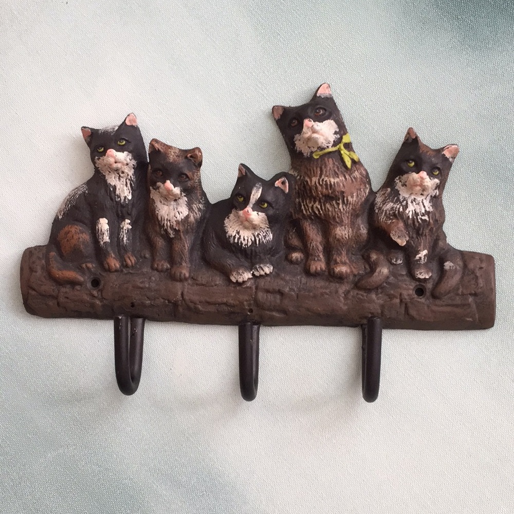 Cat Hanger Rack Cast Iron - Picture 11 of 15